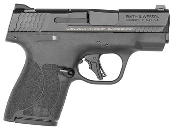 Smith & Wesson 14203 M&P Shield Plus Micro-Compact Frame 9mm Luger 10+1 3.10" Black Armornite Steel Barrel & Serrated Slide, Black Polymer Frame, Black Polymer Grip, Thumb Safety