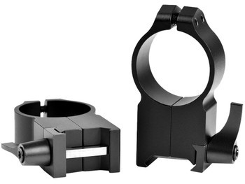 Warne 217LM Vertical Rings Maxima Matte Black 30mm Ultra High Quick Detach 0 MOA