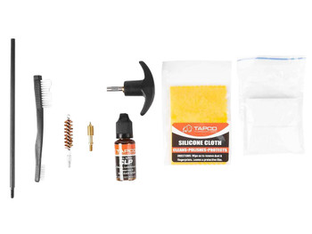 Tapco TAP22080 Handgun Cleaning Kit 38/357/9mm Handgun Black