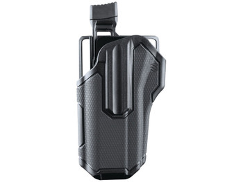 Blackhawk 419000BBL Omnivore OWB Black Plastic Belt Slide Fits Most Semi-Autos, Left Hand