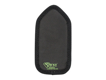 Sticky Holsters COMFORTPADMD Comfort Pad Holster Cushion IWB Size Medium Black Foam Hook & Loop Ambidextrous
