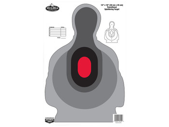Birchwood Casey 35727 Dirty Bird Silhouette Tagboard Target 12" x 18" 8 Per Pkg