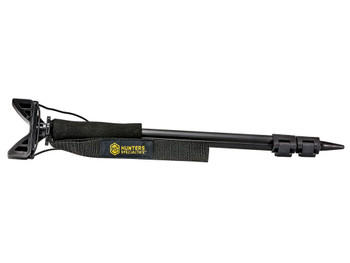 Hunters Specialties 00611 Shooter's Stick Monopod made of Aluminum with Black Finish, 17-36" Vertical Adjustment, Contoured Gun Rest, Wrist Strap & Quick-Release Leg Locks
