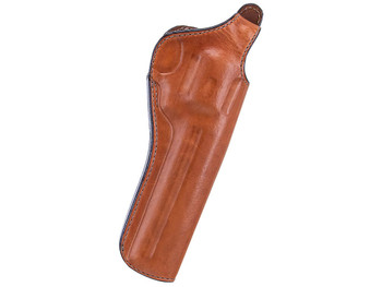 Bianchi 12678 111 Cyclone Belt Holster Size 03 OWB Open Bottom Style made of Leather with Tan Finish, Strongside/Crossdraw & Belt Loop Mount Type fits 4" Barrel S&W K-Frame for Right Hand