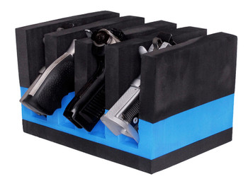 GPS Bags F400CRN Pistol Cradle Foam Holds 4 Handguns