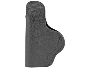1791 Gunleather SCH4NSBR SCH IWB Size 04 Night Sky Black Leather Belt Clip Compatible w/Glock 17/S&W M&P Shield/Springfield XD Right Hand