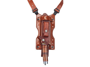 Galco SHU Shuka Knife Holder Over The Shoulder Tan Leather