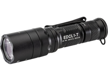 SureFire EDCL1T Everyday Carry Light 1 Black Anodized 5/500 Lumens White LED