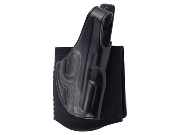 Galco AG652B Ankle Glove Size Fits Ankles up to 13" Black Leather Hook & Loop Fits S&W M&P Shield Fits S&W M&P Shield Plus Fits S&W M&P Shield 2.0 Right Hand