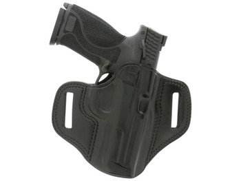 Galco CM212B Combat Master OWB Black Leather Belt Slide Fits 1911 Right Hand
