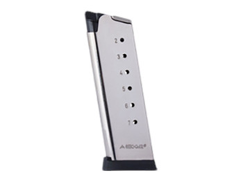 Mec-Gar MGCO4507NPF 1911 Officer 7rd 45 ACP, Nickel Carbon Steel
