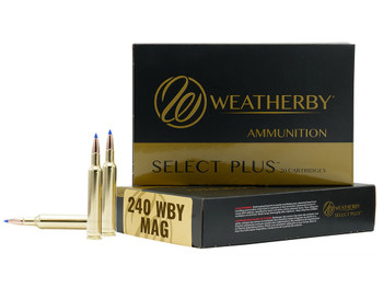 Weatherby B24080TTSX Select Plus 240WthbyMag 80gr Barnes Tipped TSX Lead Free 20 Per Box/10 Case