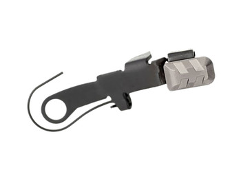 Tyrant CNC TDGSTOP24G Extended Slide Release 9mm Glock Gray 6061 Aluminum