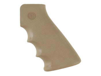 Hogue 15003 OverMolded Grip Desert Tan Rubber with Finger Grooves for AR-15, M16