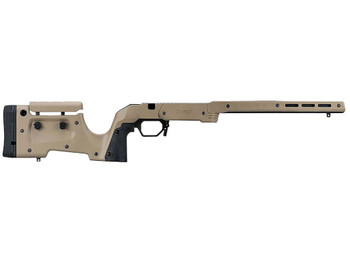 Mdt Sporting Goods Inc 104690FDE XRS Chassis FDE Aluminum Core with Polymer Panels, Adj. Cheekrest, M-LOK Forend, Interchangeable Grips, AICS Mag Compatible, Fits Short Action Howa 1500