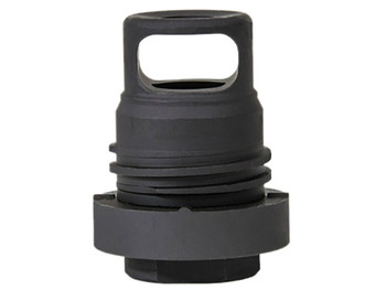 Yankee Hill 3102-1MB-28A Mini Phantom Q.D. Muzzle Brake Black Melonite Steel with 1/2"-28 tpi Threads & 1.60" OAL for 5.56x45mm NATO AR-Platform