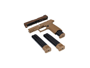 Sig Sauer 8900268 X-Change Kit M18 9mm Luger Sig 320 Handgun Coyote Tan 17/21 rd