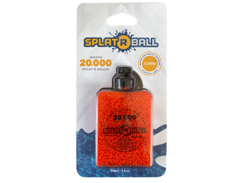 Splat R Ball 950022 Water Beads 7-7.5mm Polymer/ 20,000 Per Bottle