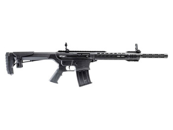 Gforce Arms GF251220 GF25 12 Gauge Semi-Auto 3" 5+1 20" Black Cerakote Spiral Threaded Barrel, Black Cerakote Picatinny Rail Aluminum Receiver, Black Adjustable Synthetic Stock w/Black Rubber Grip