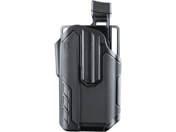 Blackhawk 419001BBR Omnivore OWB Black Polymer Belt Slide Fits Most Semi Autos w/SureFire X300/X300U-A Lights Right Hand