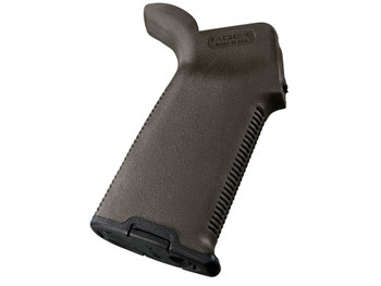 Magpul MAG416-ODG MOE+ Grip Textured OD Green Polymer with OverMolded Rubber for AR-15, AR-10, M4, M16, M110, SR25