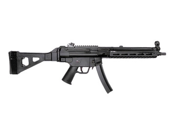 PTR 9LTBR-0090101 9LTBR 9mm Luger 30+1 12.50" Black Nitride Threaded Barrel, M-LOK Handguard, Black Anodized Aluminum Receiver w/Picatinny Rail, Black Synthetic SB Tactical Brace, Black Polymer Grip