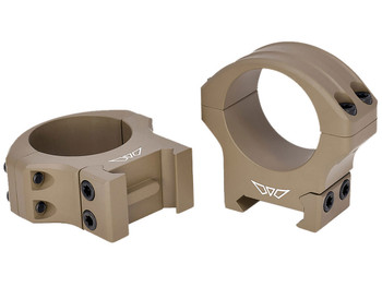 Warne 8514DE HyperLite Dark Earth Cerakote MagnaFusion Alloy 30mm Tube Maxima/Weaver/Picatinny