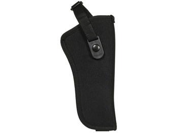 Allen 44818 Cortez Size 18 OWB Style Black Polyester, Adjustable Strap & Belt Loop Mount Type fits 6" Barrel DA Revolver with Full Lug Right Hand