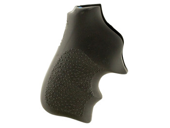 Hogue 78020 Tamer Cushion Black Rubber Grip with Finger Grooves for Ruger LCR, LCRx