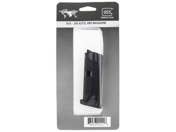 Glock MF42006 G42 6rd 380 ACP Black Polymer