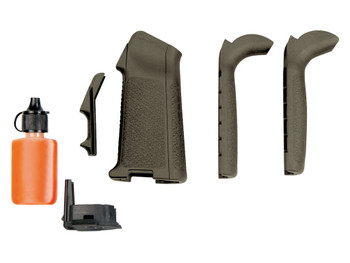 Magpul MAG520-ODG MIAD Type 1 Gen 1.1 Grip Kit Polymer Aggressive Textured OD Green for AR Platform