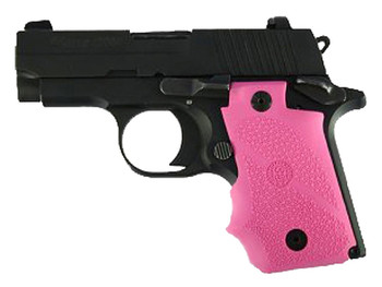 Hogue 38007 Rubber Grip Pink with Finger Grooves for Sig P238
