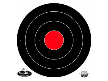 Birchwood Casey 35181 Dirty Bird Bullseye Tagboard Target 17.25" 100 Per Pkg