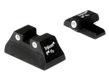Trijicon 600268 Bright & Tough Night Sights Green/Tritium White Outline Front Sight-Green/Tritium White Outline Rear Sight H&K USP Compact