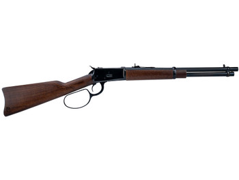 Heritage Mfg H92044161 92 Ranch Hand 44 Mag 8rd 16.50" Black Polished Steel Barrel, Black Polished Alloy Steel Receiver, Fixed Hardwood Stock