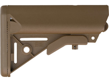 B5 Systems SOP1076 Enhanced SOPMOD Coyote Brown Synthetic for AR-Platform with Mil-Spec Receiver Extension (Tube Not Included)