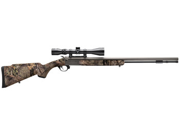 Traditions CR5841104416 NitroFire w/Scope 50 Cal 209 Primer 26" Gray Cerakote Fluted & Tapered Barrel, Drilled & Tapped Receiver, Mossy Oak Break-Up Country Fixed Synthetic Stock, 3-9x40mm Duplex