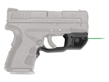 Crimson Trace 0163301 Laserguard Springfield XD Mod2, Green Laser Black Polymer