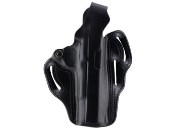 DeSantis Gunhide 001BAM9Z0 Thumb Break Scabbard OWB Black Leather Belt Loop Fits S&W M&P Fits S&W M&P 2.0 Compact Right Hand