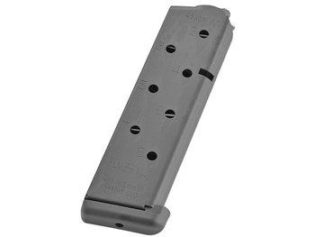 CMC Products 16131C Power Mag 8rd 45 ACP Fits 1911 Government Black Stainless Steel