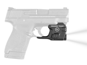 Crimson Trace 0182501 Lightguard Polymer S&W M&P Shield/Shield Plus/M2.0 Shield, 110 Lumens White LED, Trigger Guard Mount