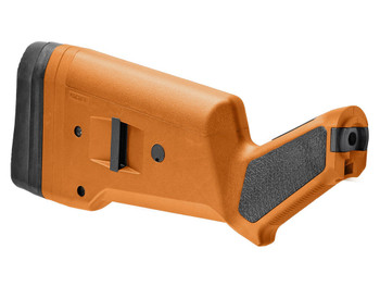 Magpul MAG490-ORG SGA Shotgun Stock Orange Synthetic for Mossberg 500, 590, 590A1 Ambidextrous Hand