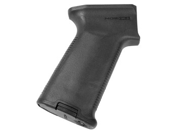 Magpul MAG537-BLK MOE+ Grip Black Polymer with OverMolded Rubber for AK-47, AK-74
