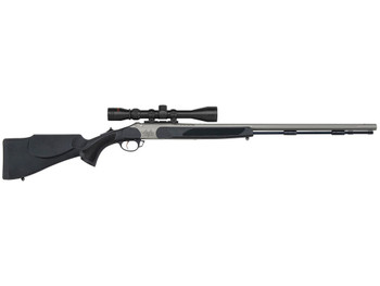 Traditions R556110460 Vortek StrikerFire 50 Cal 209 Primer 28" Stainless Cerakote Black Synthetic Stock 3-9x40 Scope