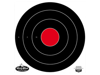 Birchwood Casey 35185 Dirty Bird 17.25" Bullseye Tagboard Hanging Black/White 5 Pack