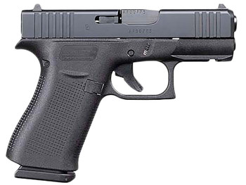 Glock UX4350201FR G43X Sub-Compact Frame 9mm Luger 10+1 3.41" Black GMB Barrel, Black nDLC Front Rail/Serrated Steel Slide, Black Polymer Frame w/Beavertail, Black Textured Grip, Ambidextrous