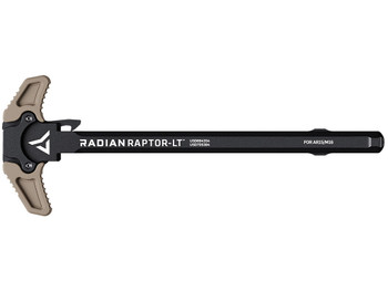 Radian Weapons R0149 Raptor LT Lightweight Ambi Charging Handle, FDE, Fits Mil-Spec AR-15/M16 Platform