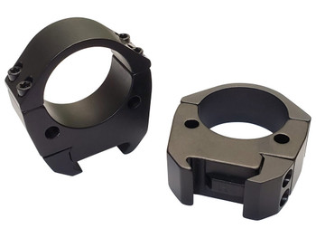 Talley TMS34M Modern Sporting Black Anodized 34mm Medium 0 MOA