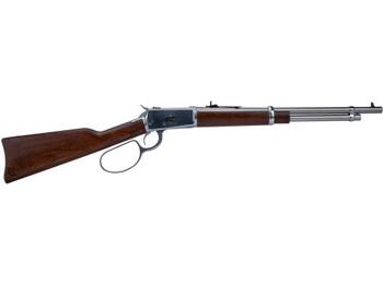 Heritage Mfg H92045189 92 Ranch Hand 45 Colt (Long Colt) 8rd 18" Stainless Polished Barrel, Stainless Polished Receiver, Fixed Hardwood Stock