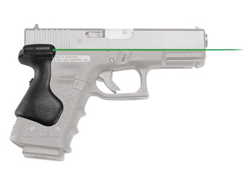 Crimson Trace 0167501 Lasergrips Compatible w/Glock Compact Gen5 19/Gen4 19, 23, 32/Gen5 19 Gen 4, Green Laser Black Polymer
